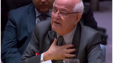 El embajador palestino Riyad Mansour lloró ante la ONU en mayo pasado, al narrar las violaciones al alto el fuego con Israel. (Captura de pantalla © El País- YouTube)