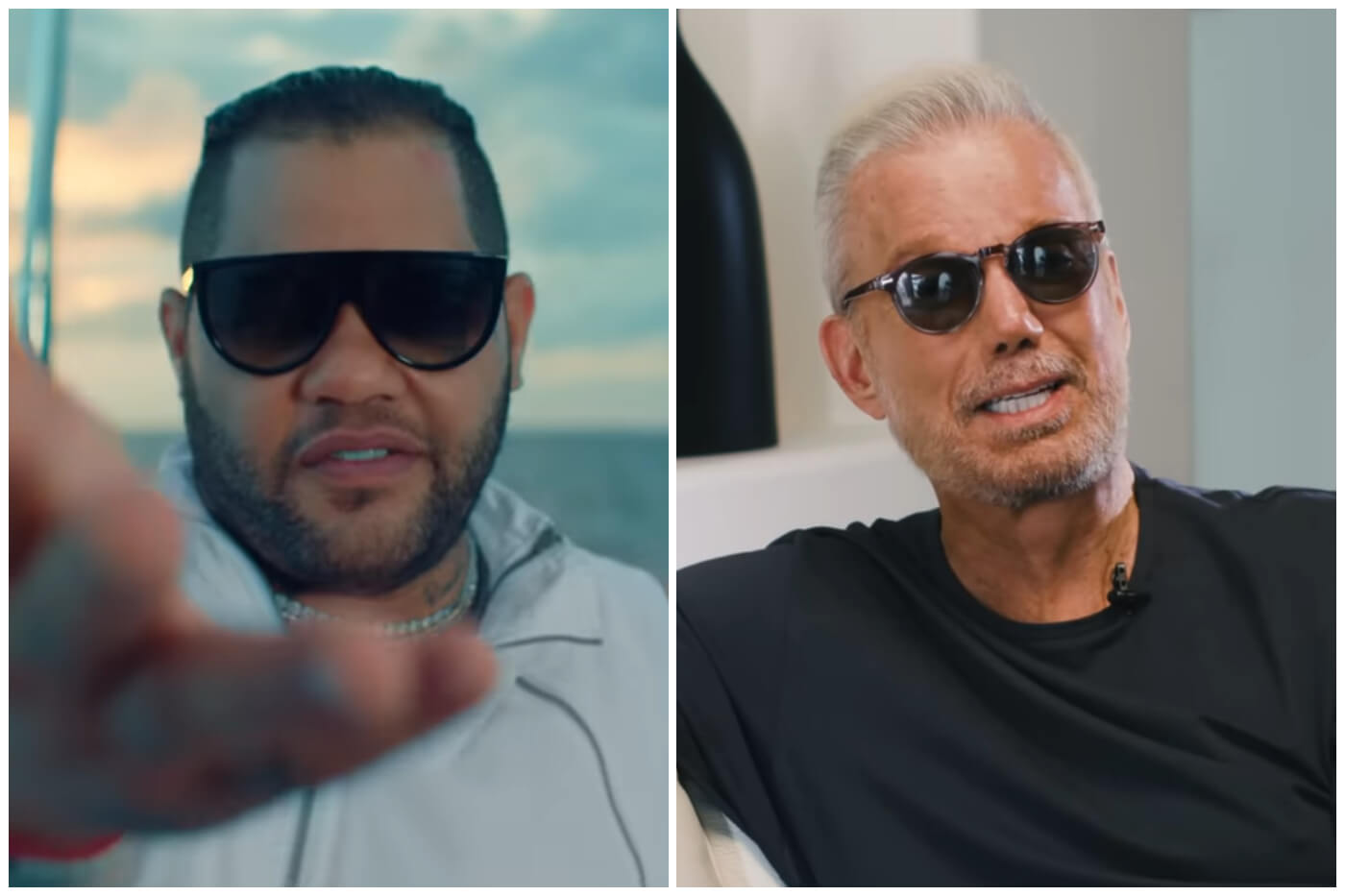 Willy Chirino tenía buena relación con El Taiger. (Captura de pantalla YouTube © El Taiger/ Enrique Santos)