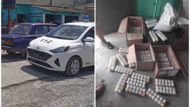 Algunos de los productos retenidos de manera ilegal. (Foto © De Pinar Soy-Facebook)