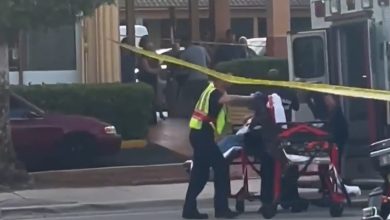 Los paramédicos arribaron al lugar para asistir a los heridos. (Captura de pantalla © Telemundo 51)