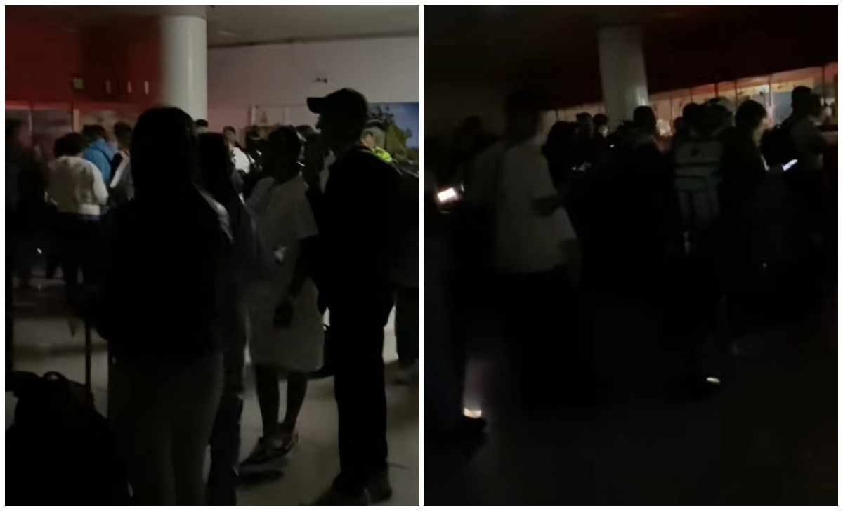 El video del apagón, ocurrido durante la madrugada, fue compartido en redes sociales. (Captura de pantalla © rentals.in.havana-TikTok)