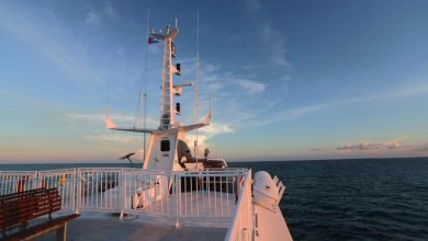 El navío arribó desde el país azteca y realizó su viaje de prueba el fin de semana. (Foto © Eduardo Rodríguez Dávila-Facebook)