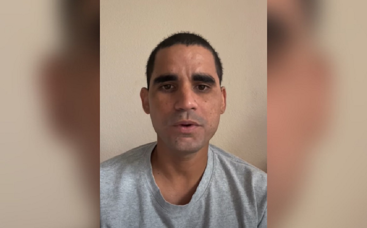 Cubano liberado por ICE. (Captura de pantalla © San Memero-Facebook)