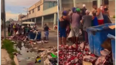 Cubanos buscando cerveza en la basura. (Captura de pantalla © un_martitodurako8_live_oficial-Instagram)