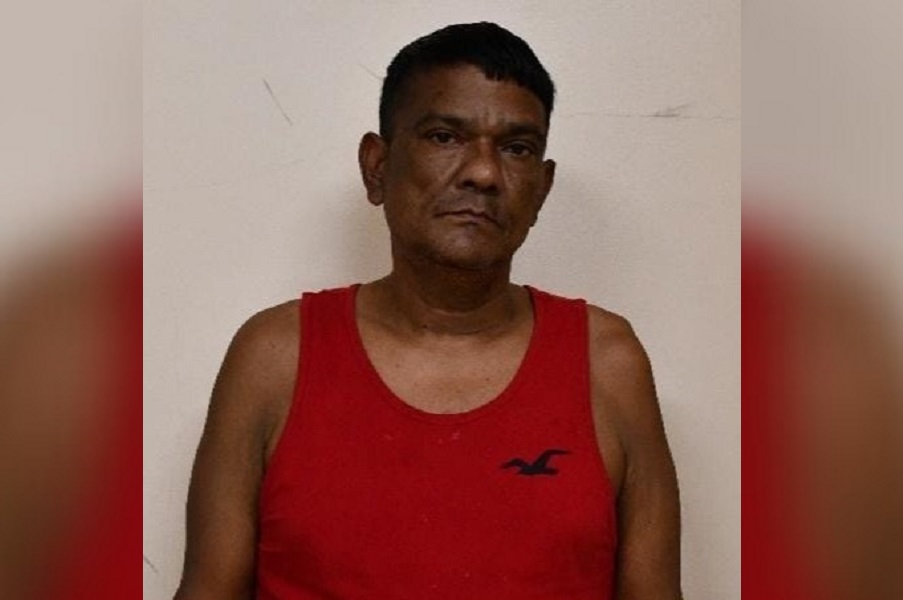 El hombre fue detenido el pasado 19 de septiembre. (Foto © Guyana Police Force-Facebook)