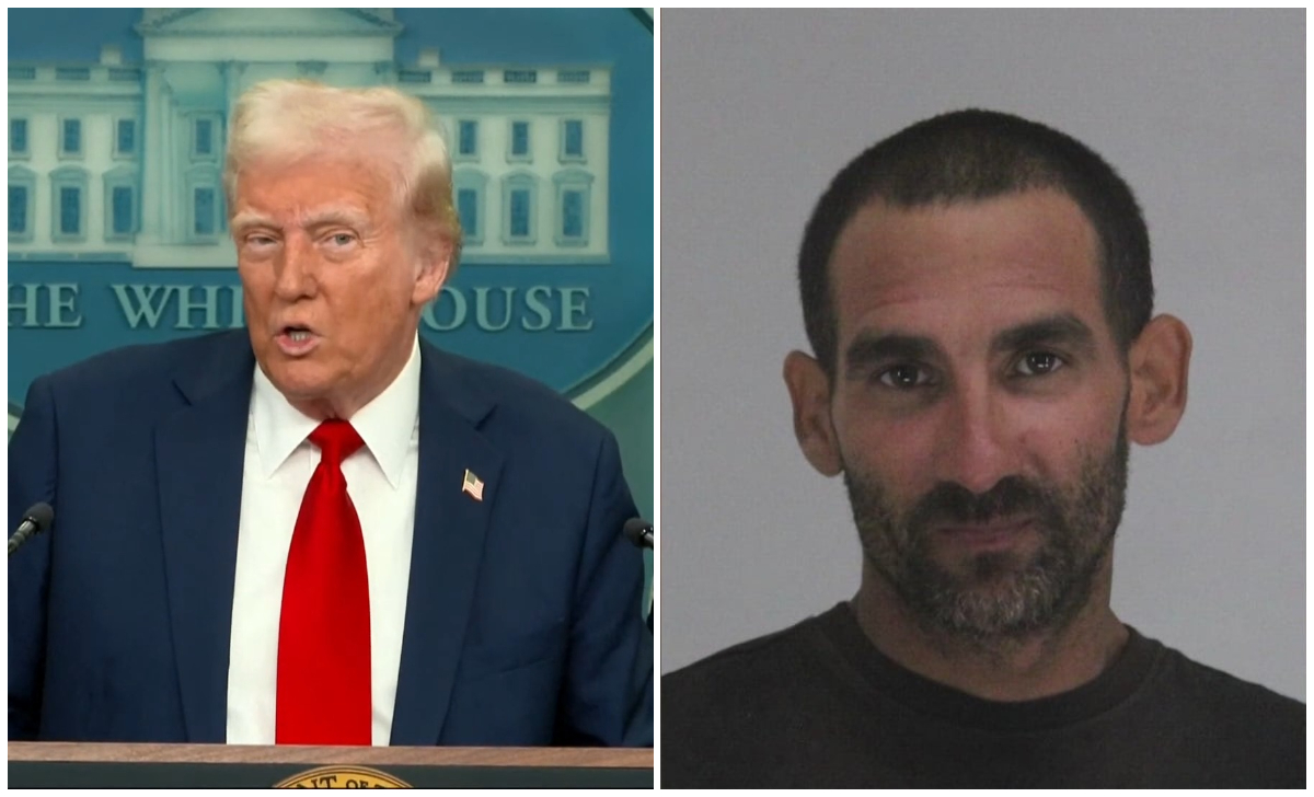 Trump se pronuncia sobre el asesinato perpetrado por un cubano en Texas. (Captura de pantalla y foto © AP – YouTube y Autoridades de Dallas)