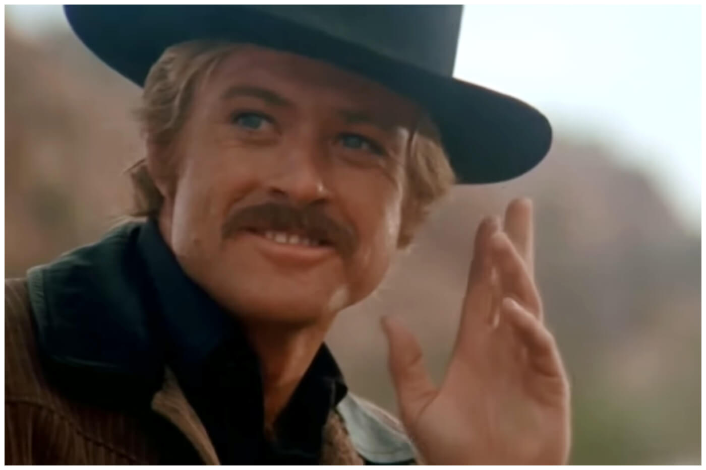 Robert Redford saltó a la fama por su papel en Butch Cassidy and the Sundance Kid, en 1969. (Captura de pantalla © HD Film Tributes- YouTube)