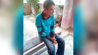 El hombre fue encontrado en un grave estado de desnutrición. (Foto © DIAZ CANEL SIN GAO-Facebook)