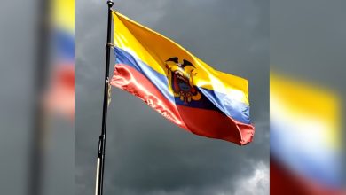 Imagen ilustrativa de una bandera de Ecuador. (Captura de pantalla © harryadriam7087-YouTube)