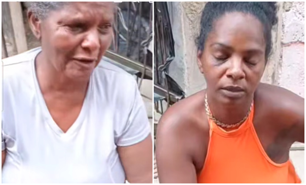 Madre y hermana de la fallecida. (Captura de pantalla © Iliana Cutiño Torres-Facebook)