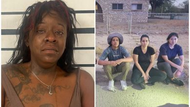 La mujer fue detenida por las autoridades de Texas mientras transportaba a los extranjeros en su auto. (Foto © Chris Olivarez-Twitter)