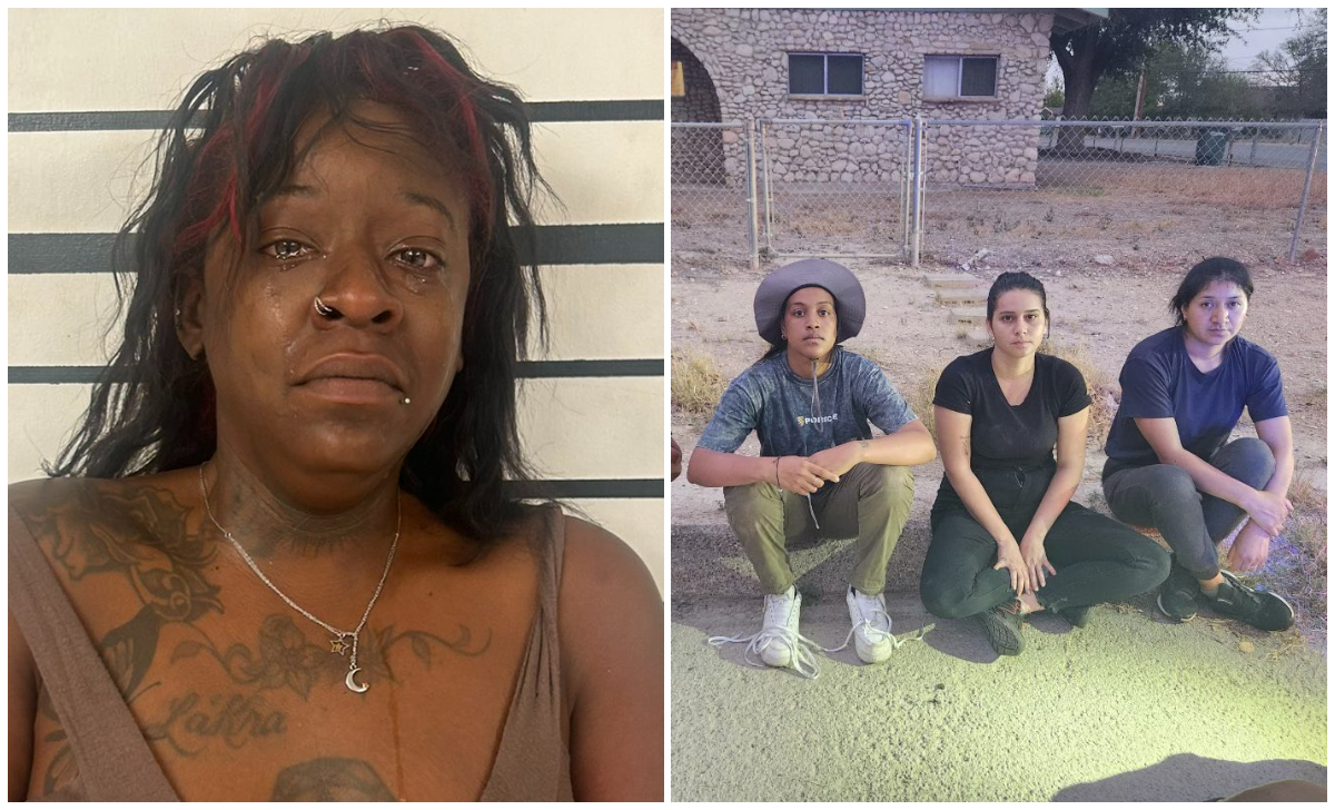 La mujer fue detenida por las autoridades de Texas mientras transportaba a los extranjeros en su auto. (Foto © Chris Olivarez-Twitter)