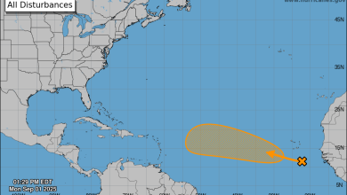 Expertos vigilan nueva onda tropical en el Atlántico. (Captura de pantalla © NHC-Twitter)