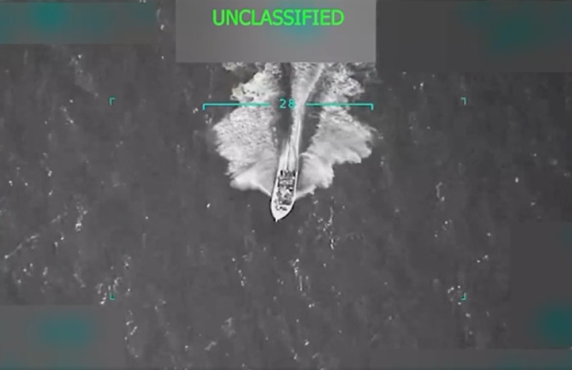 Momentos antes del ataque. (Captura de pantalla © Donald J. Trump-Truth Social)