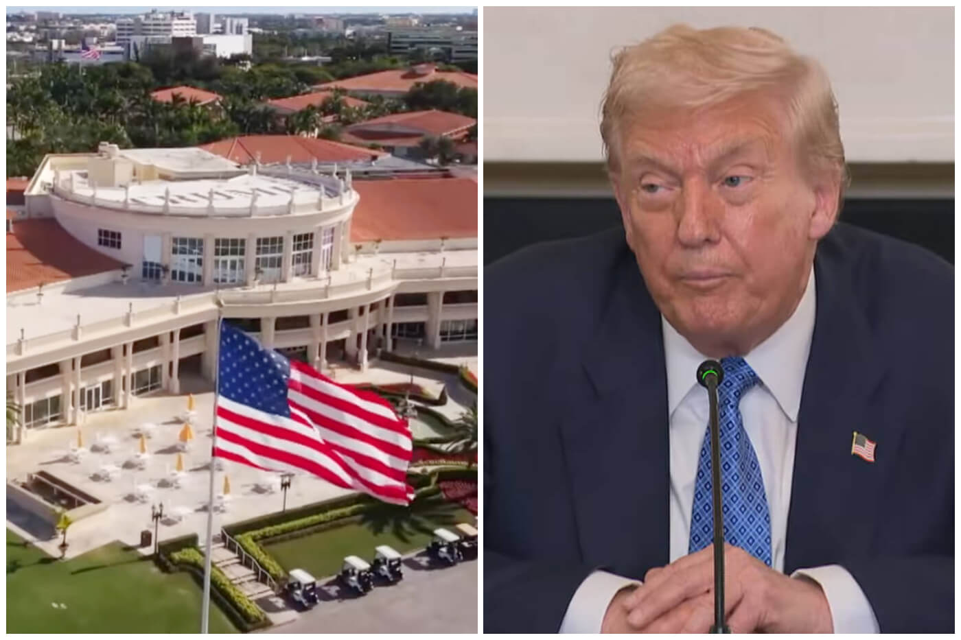 Donald Trump ganaría dinero y publicidad con la llegada de la delegación internacional. (Captura de pantalla YouTube © Details in Luxury/ Associated Press)
