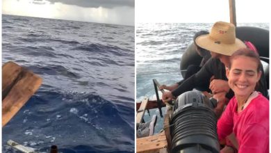 Jóvenes balseros se aventuraron al mar para llegar a EEUU. (Captura de pantalla © Soy danita- Instagram)