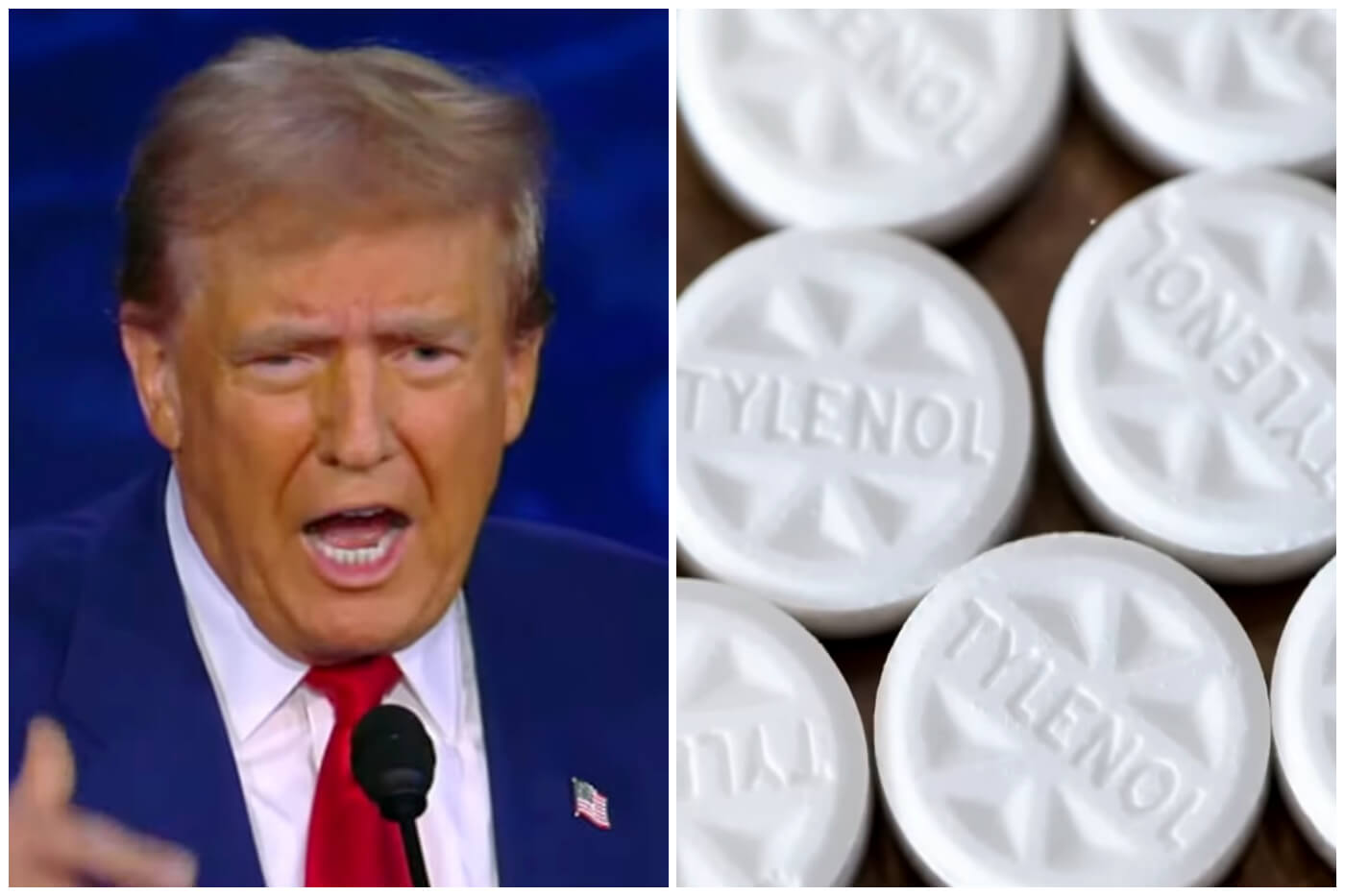 Trump arremetió contra una marca, no contra el medicamento en sí, por lo que podría haber consecuencias legales. (Captura de pantalla YouTube © CNN en Español/ PBS Mornings)