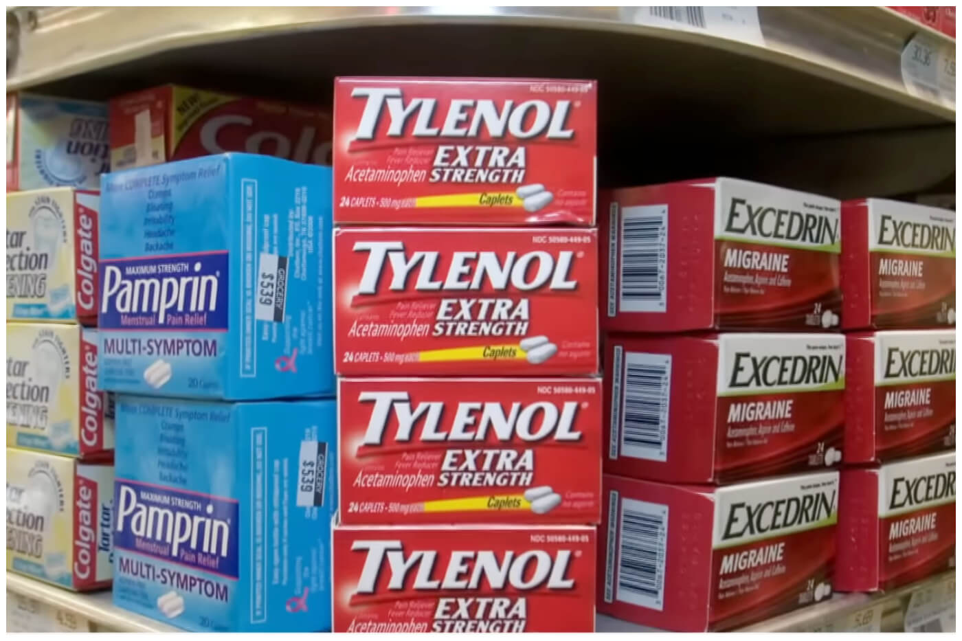 Tylenol es el nombre de patente para el paracetamol, o acetaminofén en EEUU. (Captura de pantalla © PBS Mornings- YouTube)