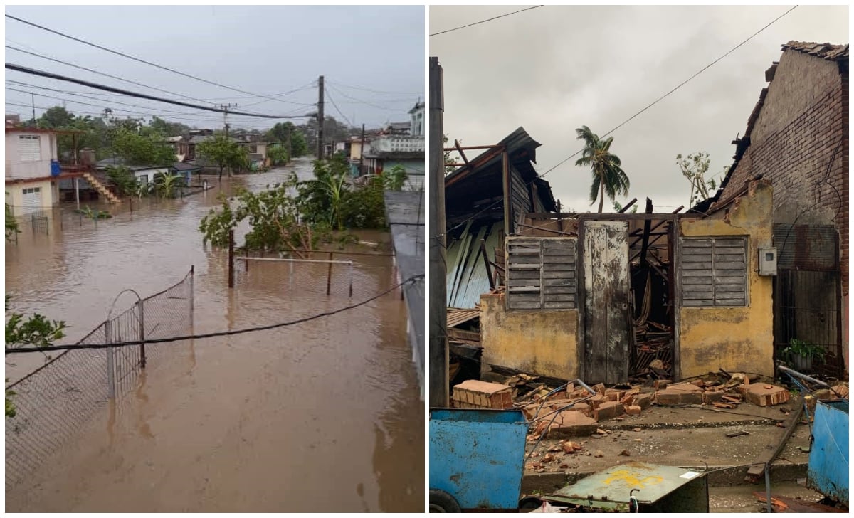 Imágenes del oriente cubano tras el paso de Melissa. (Foto © Lázaro Manuel – Facebook)