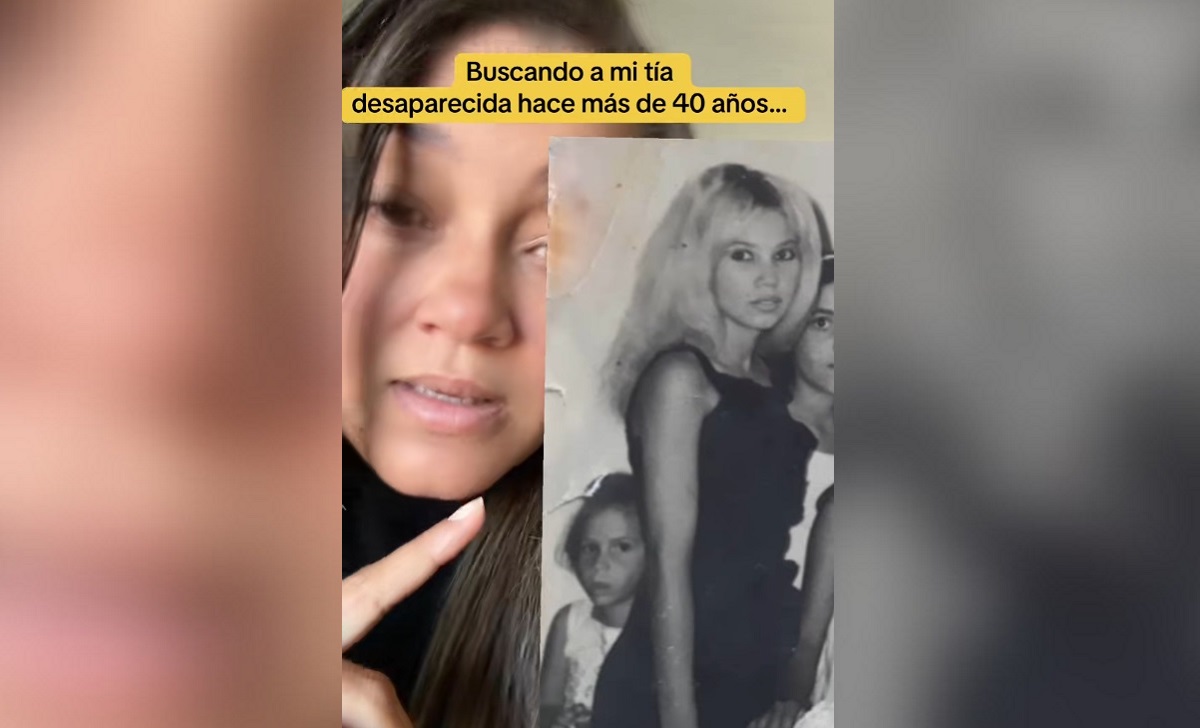 La cubana señala que su tía perdió contacto con la familia hace 40 años. (Captura de pantalla © maivel90-TikTok)