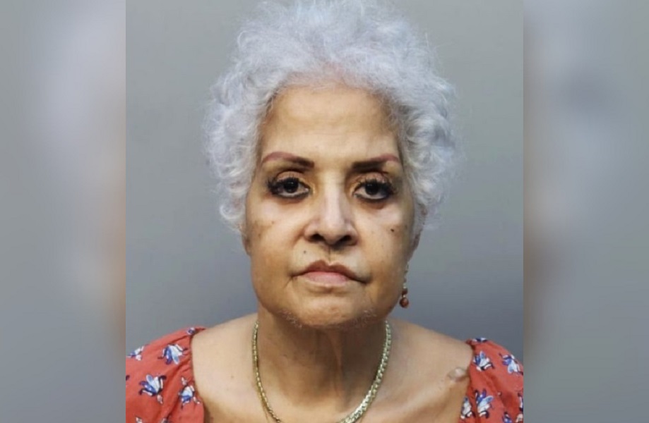 La anciana agredió a sus dos sobrinos. (Foto © Miami-Dade County Corrections and Rehabilitation)