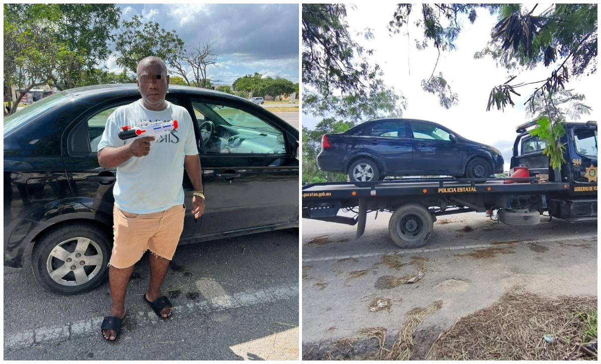 El arresto se llevó a cabo tras varias denuncias ciudadanas. (Foto © Yucatán al Minuto Facebook)