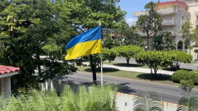 Fotografía tomada desde la Embajada de Ucrania en La Habana. (Foto © Embajada de Ucrania en la República de Cuba-Facebook)