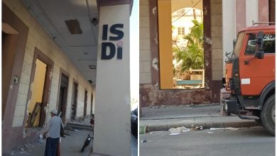 El edificio se encuentra en condiciones deplorables. (Foto © Luis Lacosta-Facebook)