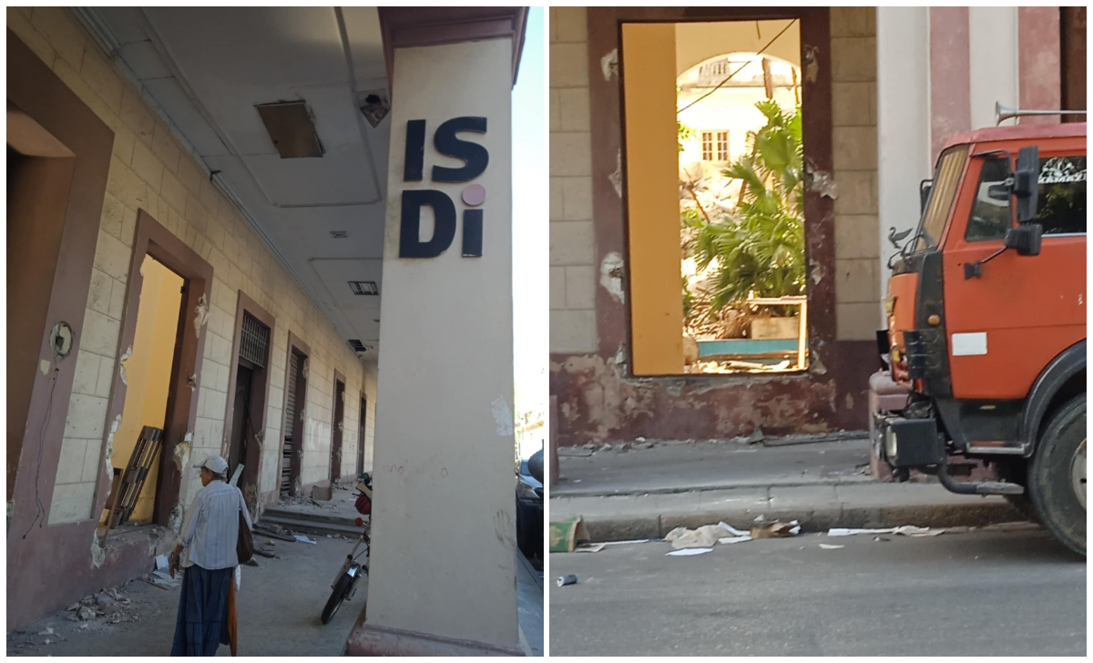 El edificio se encuentra en condiciones deplorables. (Foto © Luis Lacosta-Facebook)