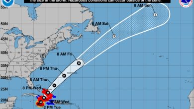 El pronóstico señala que Melissa impactará con gran fuerza. (Captura de pantalla © NHC-Web)
