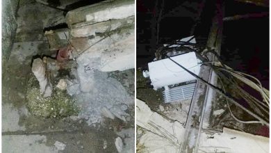 La situación dejó a varios hogares sin electricidad. (Foto © Aris Arias Batalla-Facebook)