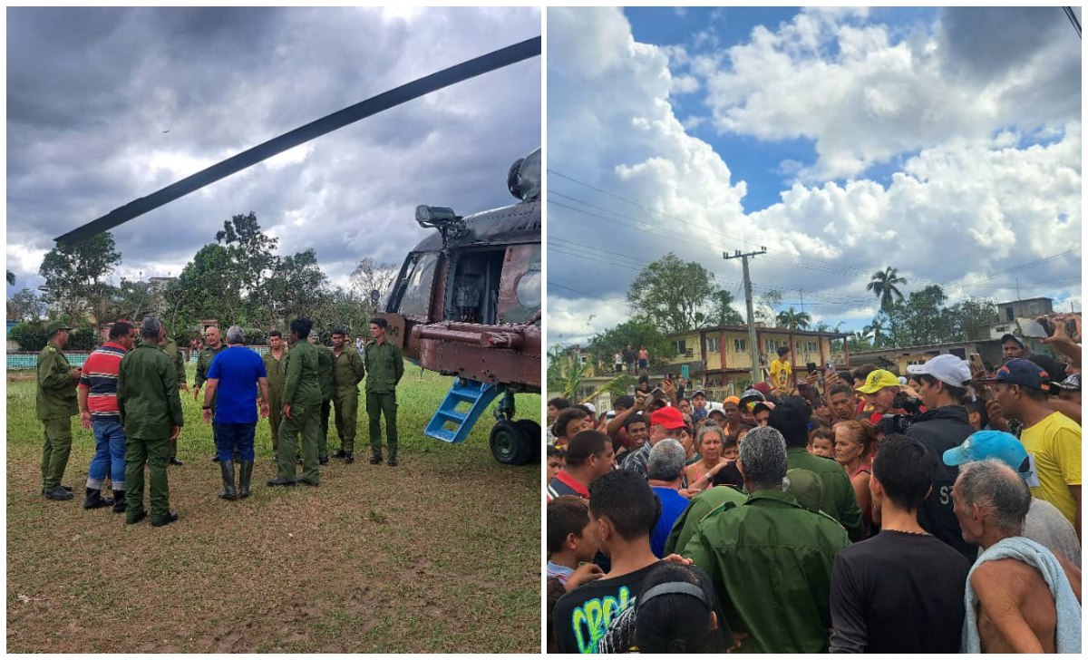 La prensa oficialista asegura que las labores avanzan sin problemas, pero los residentes opinan lo contrario. (Foto © Beatriz Johnson Urrutia-Facebook)