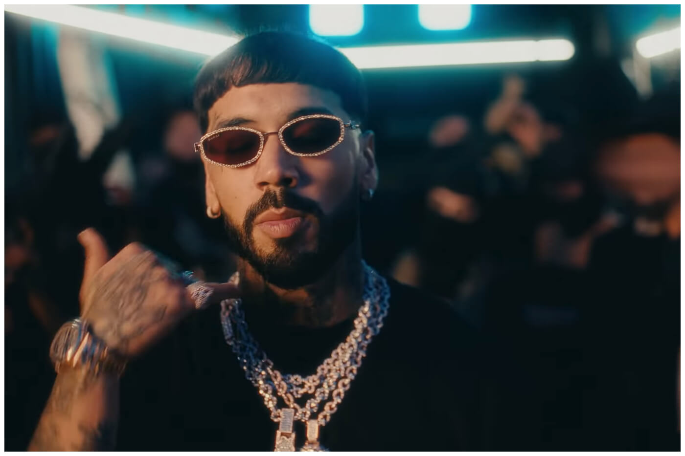 El cantante puertorriqueño ha tenido una carrera llena de polémica. (Captura de pantalla © Anuel AA- YouTube)