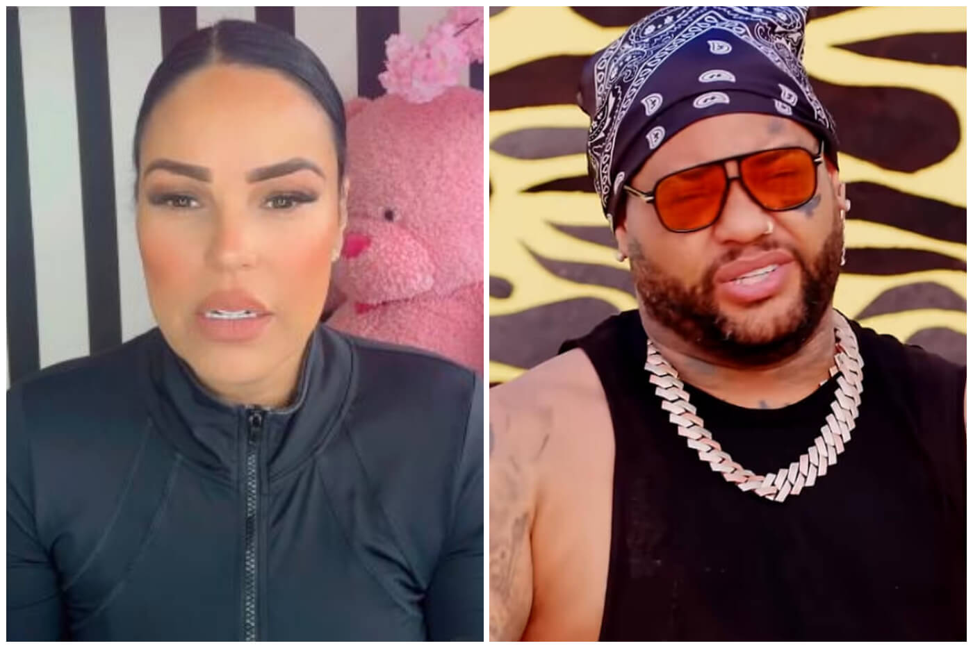 La manager afirma ser íntima amiga de El Taiger, aunque se le conoció hasta después de su muerte. (Captura de pantalla © i_am_terezaa- Instagram/El Taiger- YouTube)