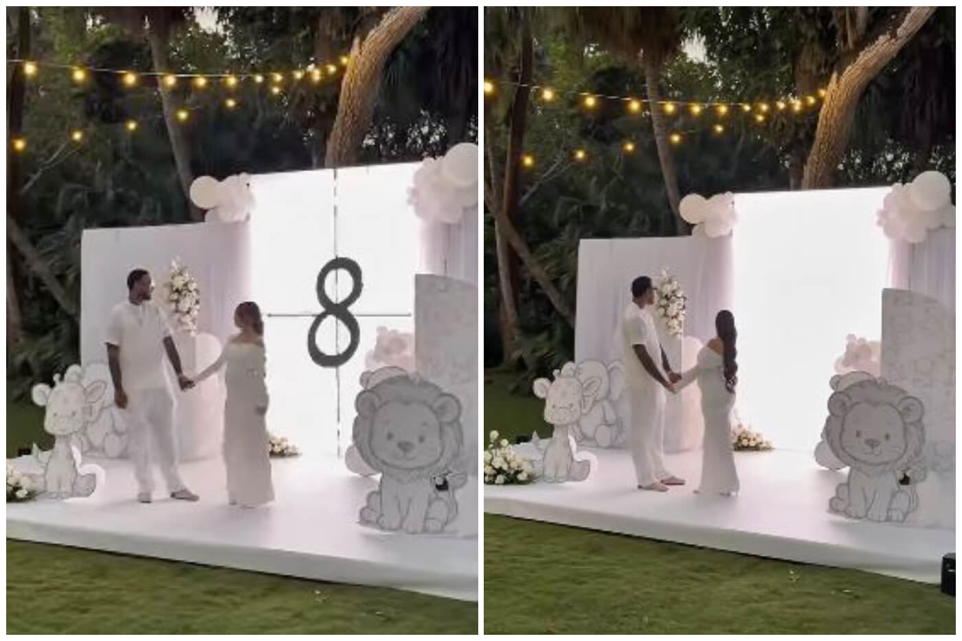 Johayron y su pareja celebraron una revelación de género con sus amigos y familia. (Captura de pantalla © Charlyxjohayron- Instagram)