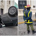 Las autoridades arribaron al lugar del accidente. (Foto © CMHW La Reina Radial del Centro-Facebook)