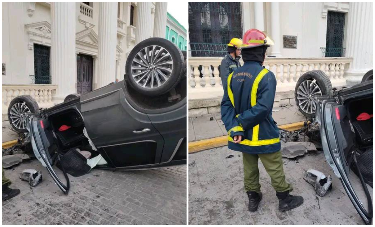 Las autoridades arribaron al lugar del accidente. (Foto © CMHW La Reina Radial del Centro-Facebook)