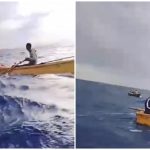 Las embarcaciones no contaban con las condiciones adecuadas para realizar ese viaje. (Captura de pantalla © La Tijera-Facebook)