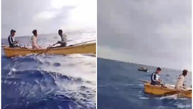 Las embarcaciones no contaban con las condiciones adecuadas para realizar ese viaje. (Captura de pantalla © La Tijera-Facebook)