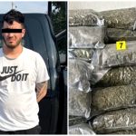 El cubano intentó escapar de la policía, pero terminó llevándolos a la vivienda utilizada para esconder la droga. (Foto © Fiscalía General de Monterrey)