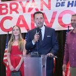 Bryan Calvo gana la alcaldía de Hialeah. (Captura de pantalla © CBS Miami-YouTube)