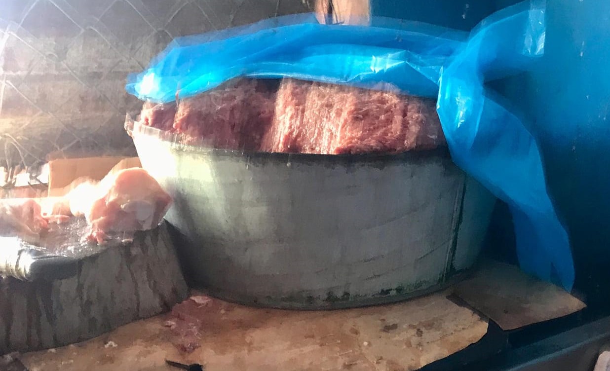 Picadillo distribuido por el régimen. (Foto © Tvsantiago-Facebook)