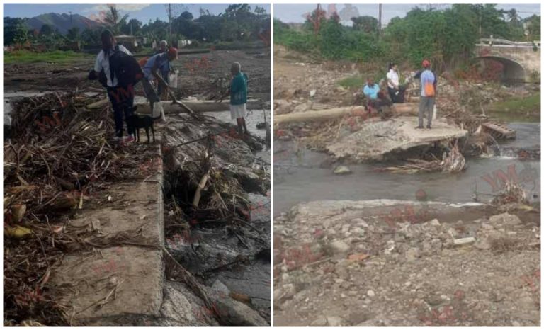 Más de 50 familias aisladas en Santiago de Cuba tras colapso de su único puente