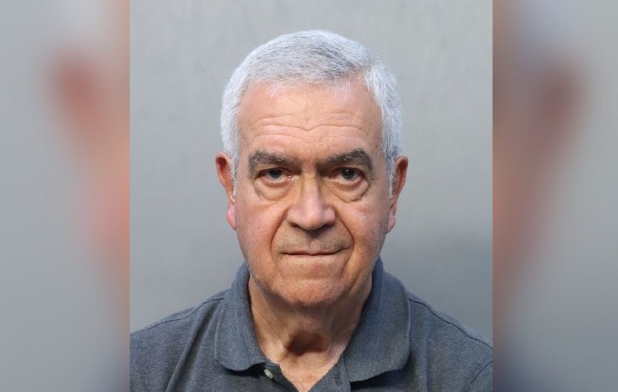 Sacerdote cubano detenido por agresión. (Foto © Miami-Dade County Corrections and Rehabilitation)