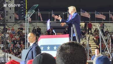 Donald Trump durante un mitin político en Hialeah. (Foto © Asere Noticias)