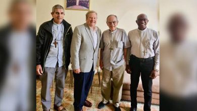 El personal de la embajada se reunió con los obispos en la capital. (Foto © Embajada de Estados Unidos en Cuba-Facebook)