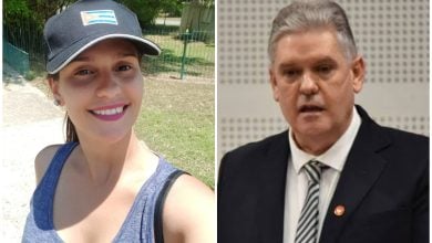 La hija del exfuncionario exige un juicio televisado. (Foto © Laura María Gil González-Facebook)