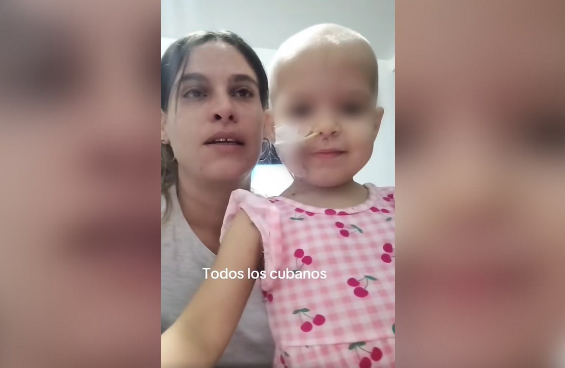 La familia de la menor desea que esta sea atendida en Miami, donde tiene más posibilidades de sobrevivencia. (Captura de pantalla © team_guampy-TikTok)