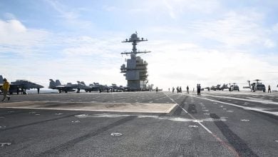 Imagen del USS Gerald R. Ford. (captura de pantalla © The Military Show-YouTube)