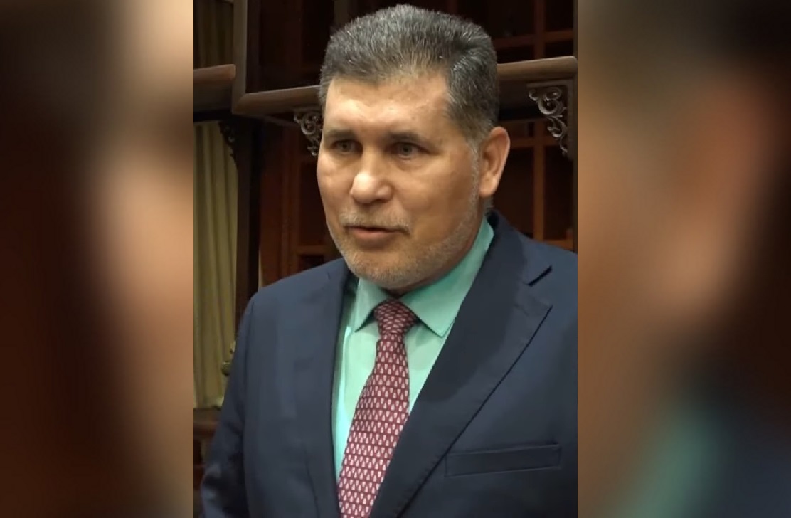 Ministro del Comercio Exterior y la Inversión Extranjera, Oscar Pérez-Oliva Fraga. (Captura de pantalla © Canal Caribe-YouTube)